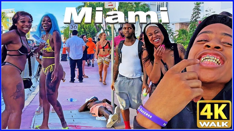 4 K WALK Memorial Day Weekend in MIAMI BEACH 2021 Florida