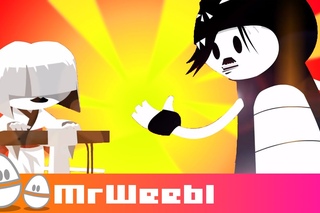 Tiny Japanese Girl : Savlonic : animated music video : MrWeebl