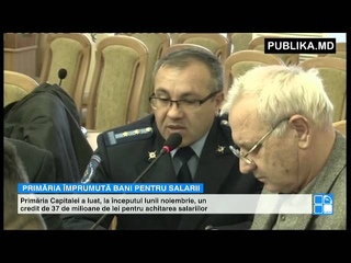 Credit de milioane. milioane Chişinău a împrumutat bani pentru a plăti salariile angajaţilor