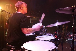 Underoath - A Boy Brushed Red Living In Black and White [Aaron Gillespie] Drum Video Live [HD[