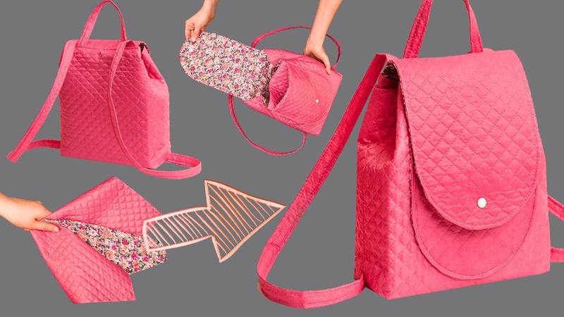 DIY the simplest backpack I will teach you how to sew