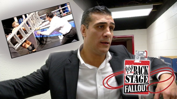 WU Video Backstage Fallout Smack Down Alberto Del Rios Extreme Advantage May 10,