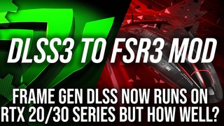 DLSSG To FSR3: Frame Gen Modded For RTX 20/30 Series GPUs... But How Good Is It