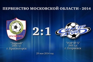 Матч команды 2001 г.р. 29 мая 2014 год.