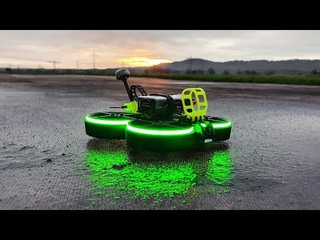 visible quad | cinerace20 hd robo1203 3400kv 51mm-5 gf gn405s 20a aio 4s300 75c caddx polar nano led