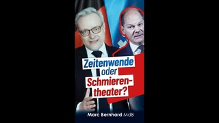 Regierungserklrung Scholz: Ein Schmierentheater aus einer Parallelwelt!