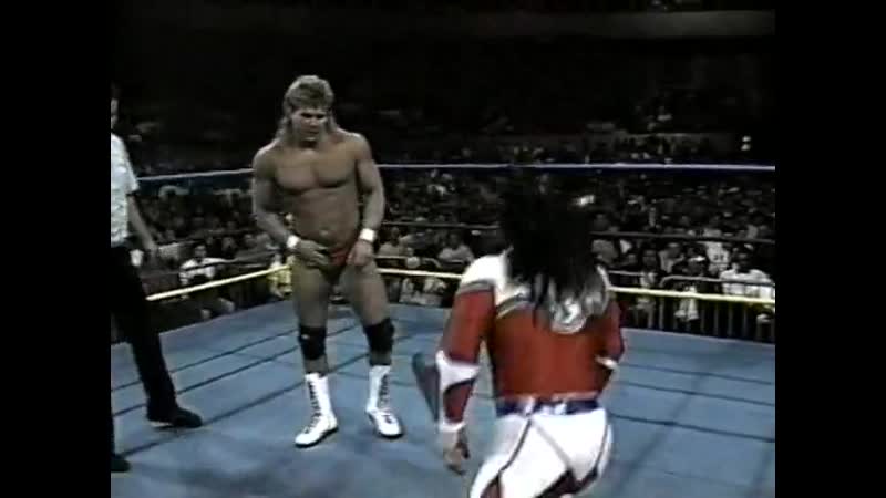 Jushin Liger vs. Flyin Brian ( Brian Pillman) WCW World Light Heavyweight Championship ( WCW Super Brawl