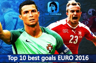Top 10 best goals EURO 2016 • Лучшие голы ЕВРО 2016