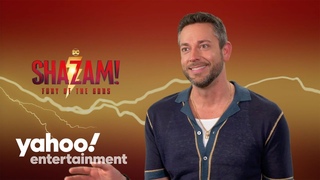 Zachary Levi talks ’Fury of the Gods,’ bathroom breaks in his super-suit and the future of ’Shazam’