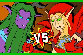 Malfurion v Valeera: A Hearthstone Cartoon