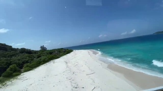 Cousine Private Island Resort с высоты птичьего полета.