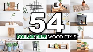 54 Dollar Tree DIYs | EASY Dollar Tree DIY Projects For 2022! FULL TUTORIALS