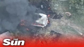 Ukrainian forces taunt Putin with video of FPV drones destroying Russian targets