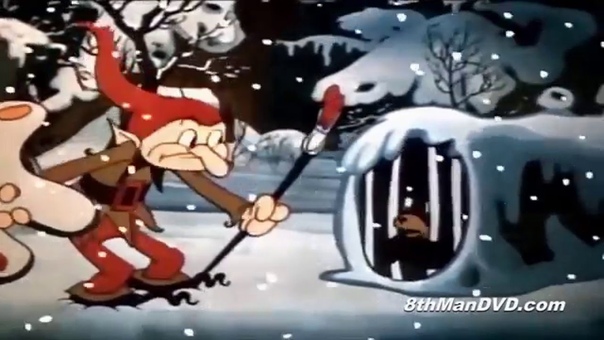 CHRISTMAS CARTOON: Jack Frost Comi Color (1934) ( HD