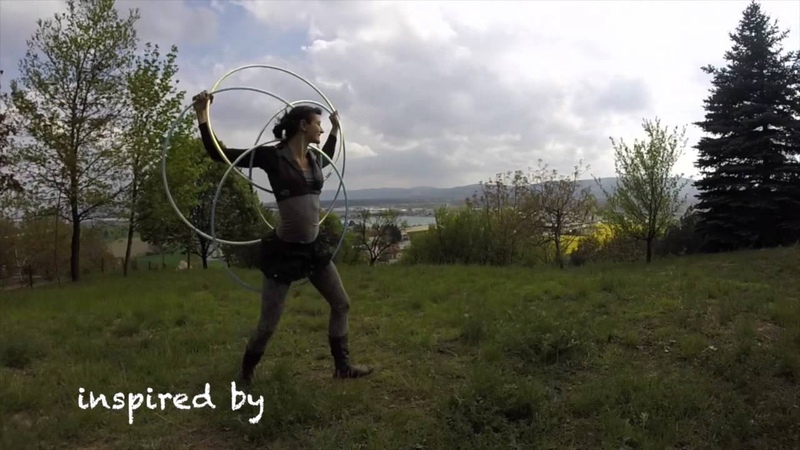 Workshop Contest German Hoop Convention 2014: Yoga Hooping Hoop Mandalas by Lisa