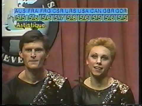 Larisa Selezneva Oleg Makarov URS 1986 World Figure Skating Championships