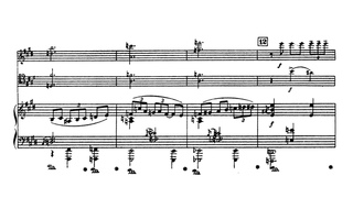 Gayane Chebotarian Piano Trio (Score-Video)