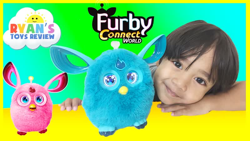 Furby Connect toy for Kids Unboxing and Playtime with Ryan Toys