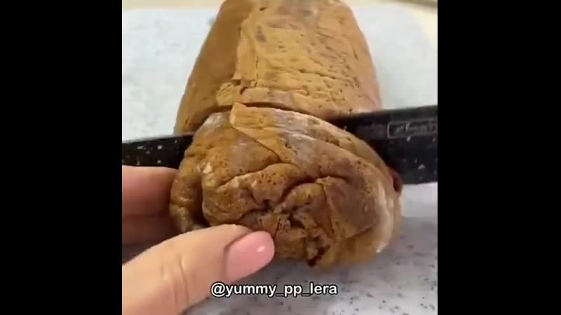 Шоколадный рулетик (ингредиенты в