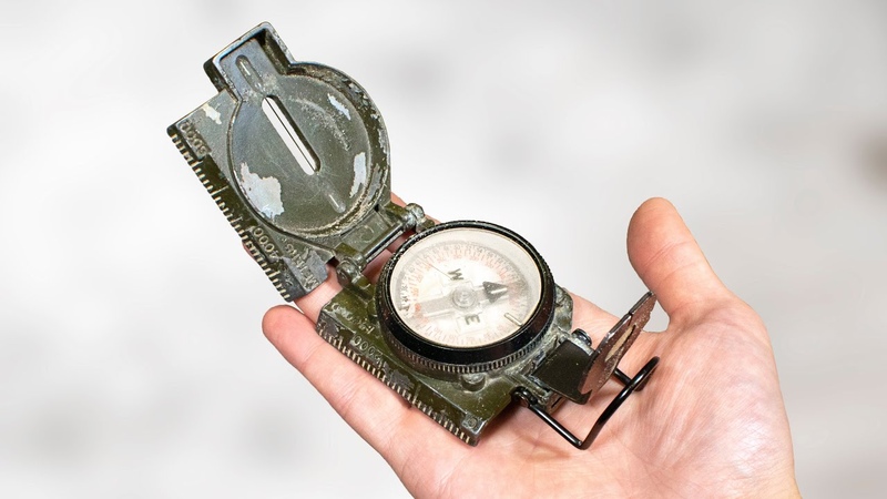 Beaten up U. S. Army lensatic compass restoration Restoring