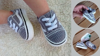 TÊNIS TIPO VANS - 9 CM (O A 3 MESES) - 70 PONTOS