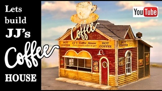 Building JJ's Coffee House in HO scale!