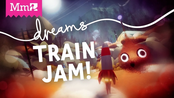Dreams PS4 Rocket Game made on Train Jam