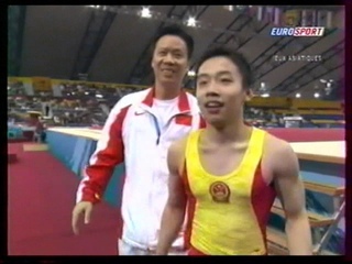 ZOU Kai (CHN) floor - 2006 Asian Games Doha EF