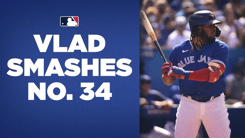 Vlad Jr. SMASHES 34th home run to tie up game ( Vladimir Guerrero Jr. continues big year