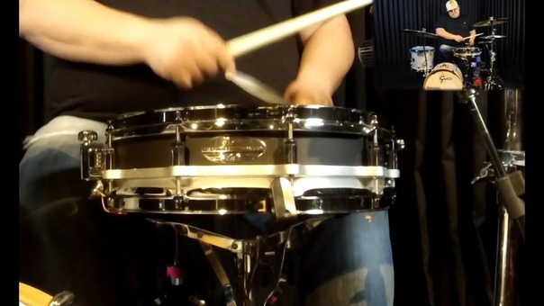 Caixa Pearl Free Floating Black Lacquered Steel Shell 14x3, 5 snare sound