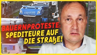 Revolution in Deutschland Spediteure stoen dazu (Bauernproteste)
