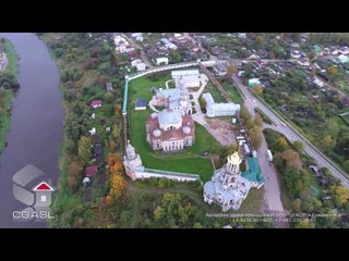 Аэросъемка города Торжок (сумерки)