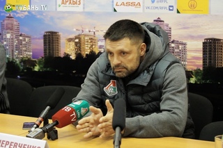 После матча: Игорь Черевченко