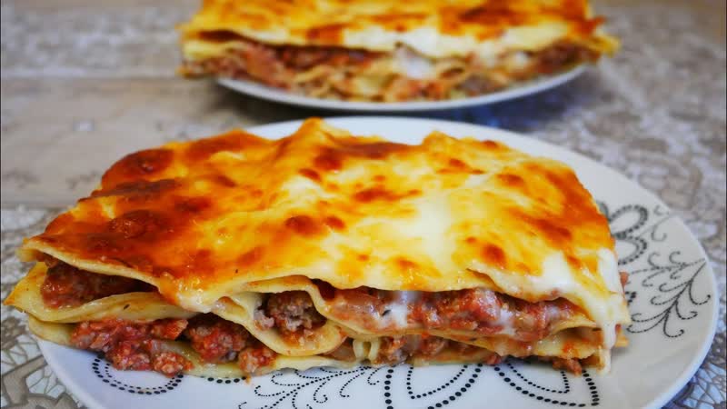 Рецепт ВКУСНЕЙШЕЙ лазаньи с фаршем и соусом бешамель