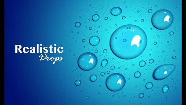Realistic Drops Adobe Photoshop Graphic Design ( Part