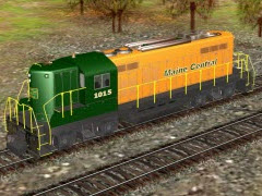Maine Central Gp9 #1017 Hi-Nose-TRS2010
