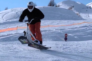 SNOWSCOOT RIDING &  Multi shot SNOW CORPORATIONS / Puy St. Vincent 2014