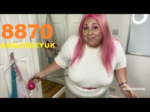 BBW ADELESEXYUK USING HER TIK TOK EXERCISE MACHINE